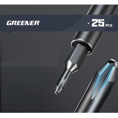 Набор прецизионных отверток Greener Precision Set 25 в 1(5)