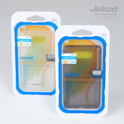 Силиконовый чехол накладка Jekod Black для Nokia Lumia 820(4)