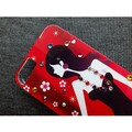 Пластиковый чехол Aikashi Girls Red для Apple iPhone 5/5s/SE(#2)