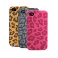 Кожаный чехол Nuoku Leopard Series Case Black для Apple iPhone 4/4S(#3)