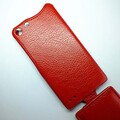 Кожаный чехол Abilita Leather Case Red для Huawei Ascend G6(#4)