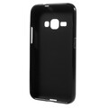 Силиконовый бампер Becolor TPU Case 1mm черный матовый для Samsung J105H Galaxy J1 mini(#2)