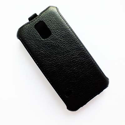 Кожаный чехол Armor Case Black для Samsung G800F Galaxy S5 mini(3)