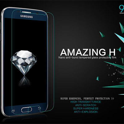 Противоударное защитное стекло с задней пленкой Nillkin Amazing H для Samsung G920F Galaxy S6(1)