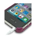 Кожаный чехол накладка Melkco Snap Cover Purple для Apple iPhone 4/4S(#4)