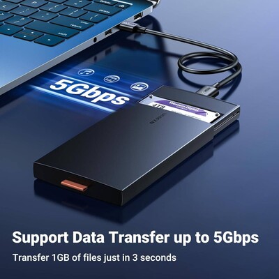 Кабель для зарядки и передачи данных Ugreen US130-60528 USB-A 3.0 to Micro-B 0.5m(6)