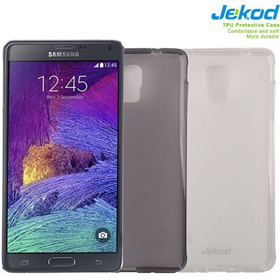 Силиконовый чехол Jekod TPU Case White для Samsung N9100 Galaxy Note 4(4)