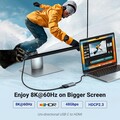 Конвертор сигнала Ugreen CM491-50338 Type-C - HDMI Female 8K 0,15м(#7)