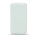 Кожаный чехол книга Melkco Leather Case White LC для SonyEricsson Xperia neo MT15i(#1)