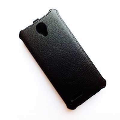 Кожаный чехол Armor Case Black для Alcatel One Touch Idol Mini 2 6016X(3)