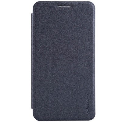 Полиуретановый чехол Nillkin Sparkle Leather Case Black для Samsung Galaxy A3(1)
