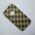 Пластиковый чехол Hardshell Case Burberry View 3 для Apple iPhone 4/4S(#1)