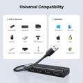 USB-хаб Ugreen CM653-15548 USB 3.0 - 4x USB-A 3.0, доп. питание черный(#8)