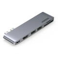 Док-станция 6-в-1 Ugreen CM380-80856 серый(#1)