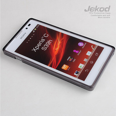 Силиконовый чехол Jekod TPU Case Black для Sony Xperia C S39h(2)