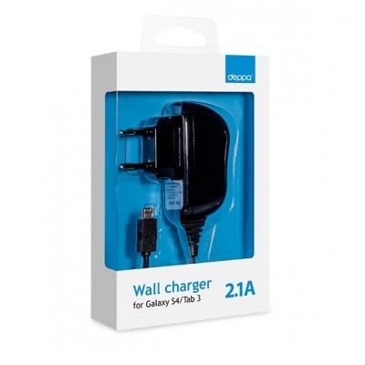 Сетевое зарядное устройство Deppa Wall Charger 2.1A Micro USB(2)