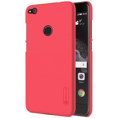 Пластиковый чехол с пленкой Nillkin Super Frosted Shield Red для Huawei P8 Lite 2017(3)