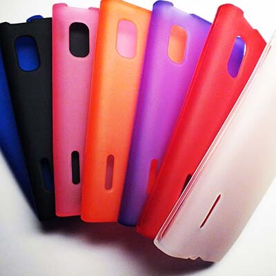 Силиконовый чехол Becolor Orange Mat для LG Optimus L5 E610(3)