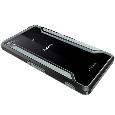 Пластиковый бампер Nillkin Armor-Border series Black  для Sony Xperia Z3 D6603(3)