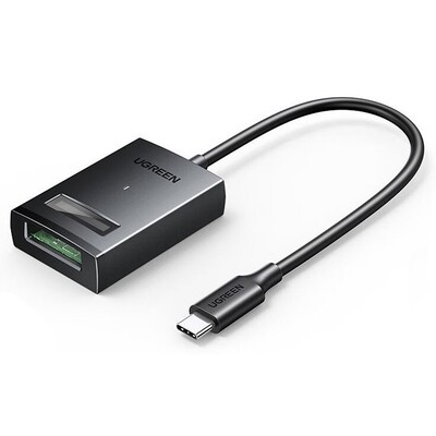 Внешний портативный OTG-адаптер для M.2 NVMe SSD Ugreen CM641-15603 черный(1)