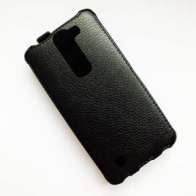 Кожаный чехол Armor Case Black для LG Magna H502(3)