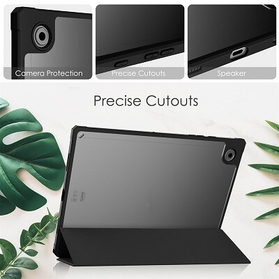 Защитный чехол Acrylic TPU Case черный для Samsung Galaxy Tab A9(3)