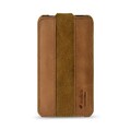 Кожаный чехол книга Melkco Leather Case Vintage/Suede Brown для HTC EVO 3D(#2)