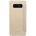 Полиуретановый чехол книга Nillkin Sparkle Leather Case Gold для Samsung Galaxy Note 8(#2)