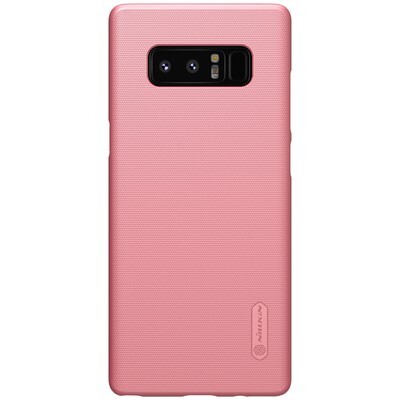 Пластиковый чехол с пленкой Nillkin Super Frosted Shield Rose Gold для Samsung Galaxy Note 8(1)