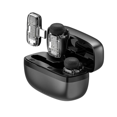 Беспроводной петличный микрофон с шумоподавлением WiWU Wi-WM008(2)