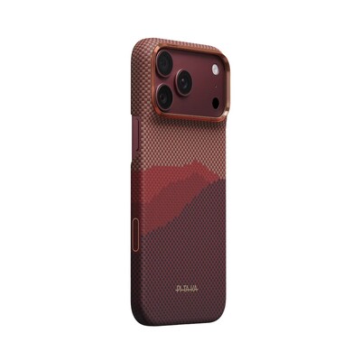 Кевларовый чехол с Magsafe Pitaka Edge Case Over The Horizon 2.0 Autumn Dusk для Apple iPhone 18 Pro(2)