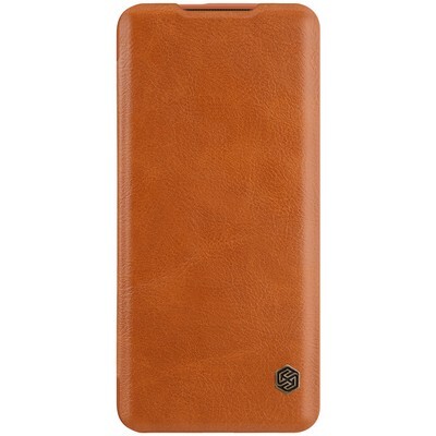 Кожаный чехол Nillkin Qin Leather Case Коричневый для OnePlus 7T Pro(1)