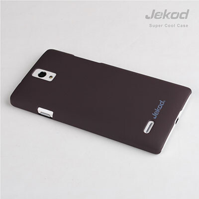 Пластиковый чехол Jekod Cool Case Brown для Huawei Ascend G700(1)