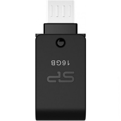USB флешка+OTG Silicon-Power Mobile X21 16Gb OTG Black(4)
