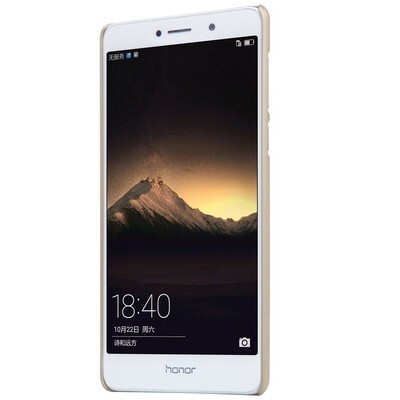 Пластиковый чехол с пленкой Nillkin Super Frosted Shield Gold для Huawei Mate 9 Lite\GR5 2017\Honor 6X(2)