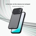 Чехол с защитой камеры и подставкой CamShield Prop (Transparent Lens Cover Version) черный для Apple iPhone 17 Pro Max(#6)
