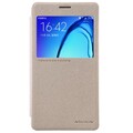 Полиуретановый чехол Nillkin Sparkle Leather Case Gold для Samsung Galaxy On7(#1)