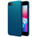 Пластиковый чехол с подставкой Nillkin Super Frosted Shield Синий для Apple iPhone SE (2020)(#3)
