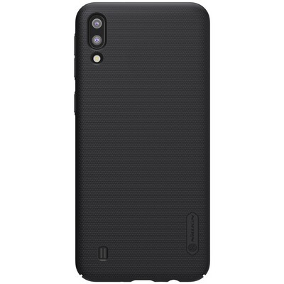 Пластиковый чехол с подставкой Nillkin Super Frosted Shield Черный для Samsung Galaxy M10(1)
