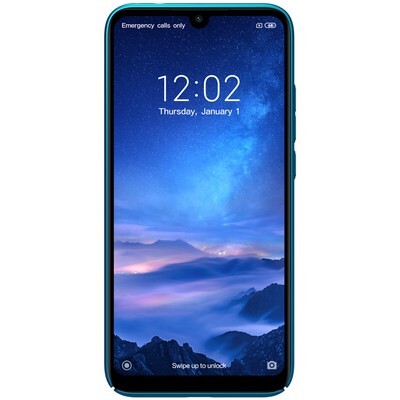 Пластиковый чехол с подставкой Nillkin Super Frosted Shield Синий для Xiaomi Redmi 7(2)