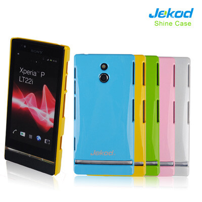 Пластиковый чехол накладка Jekod Blue для Sony Xperia P LT22i(4)