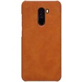 Кожаный чехол Nillkin Qin Leather Case Коричневый  для Xiaomi Pocophone F1(#2)