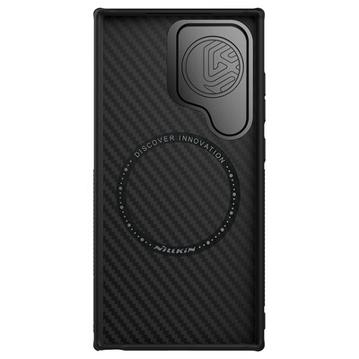Магнитная накладка Nillkin CarboProp Magnetic Case Черная для Samsung Galaxy S24 Ultra(2)
