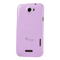 Силиконовый чехол накладка Moings Purple для HTC One X