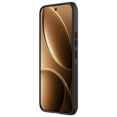 Пластиковый чехол с пластиной Magsafe Nillkin Super Frosted Shield Pro Magnetic Case черный  для Xiaomi Redmi K90 Pro Max(4)