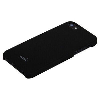 Пластиковый чехол накладка Moshi Black для Apple iPhone 5/5s/SE(2)