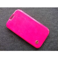 Кожаный чехол Rada Flip Cover Pink для Samsung N7100 Galaxy Note 2