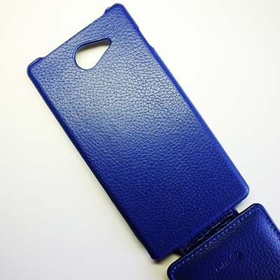 Кожаный чехол Sipo V Series Dark Blue для Sony Xperia M2 Dual S50h(4)