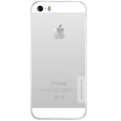 Силиконовый чехол Nillkin Nature TPU Case White для Apple iPhone 5/5s/SE(1)