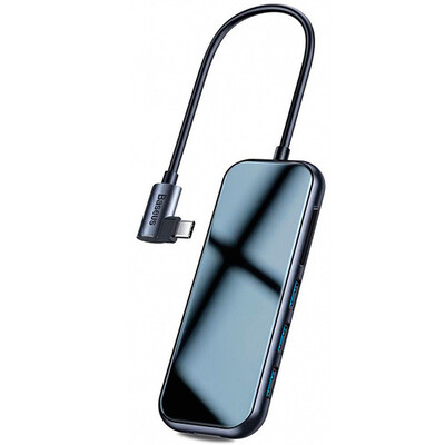 USB-концентратор Baseus Multi-function HUB Type-C на 7 портов: USB3.0*3 + 4K/HD + SD / TF + PD for MacBook / PC (CAHUB-CZ0G)(2)